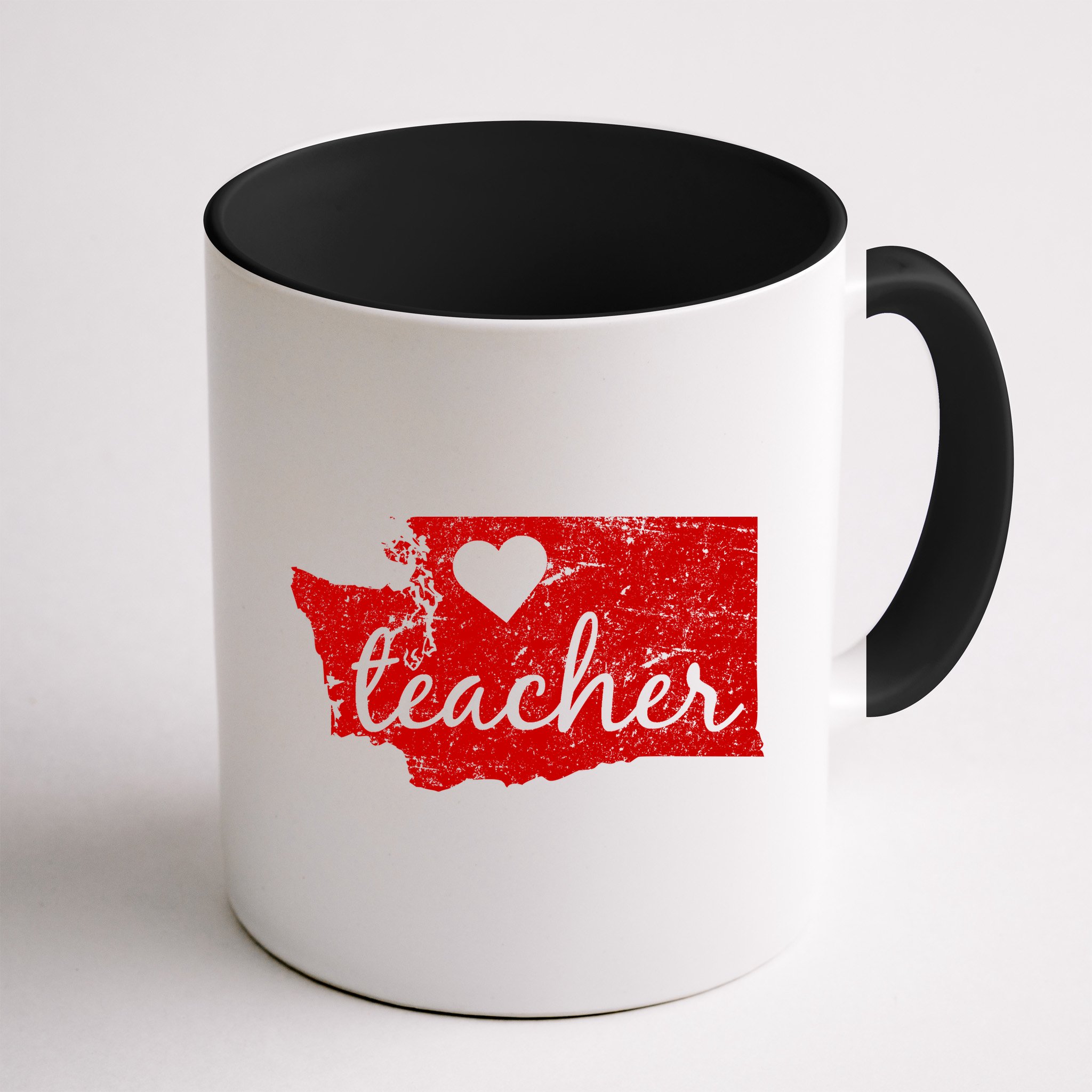 Teacher Red For Ed Washington Public Education Mug