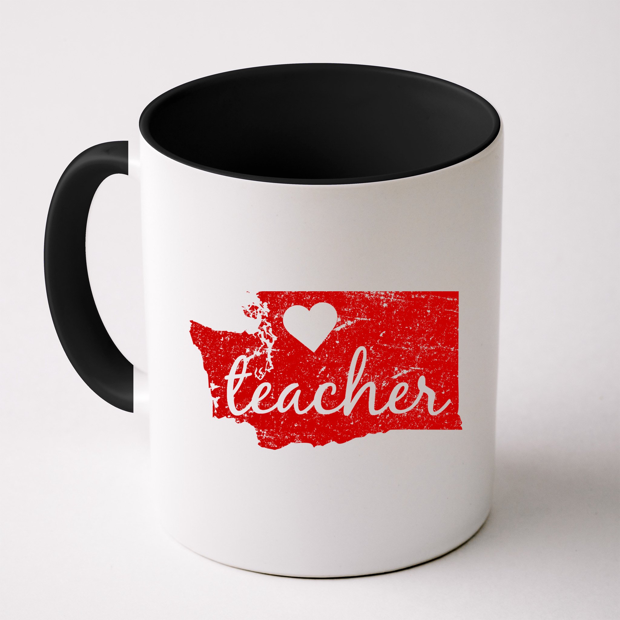 Teacher Red For Ed Washington Public Education Mug