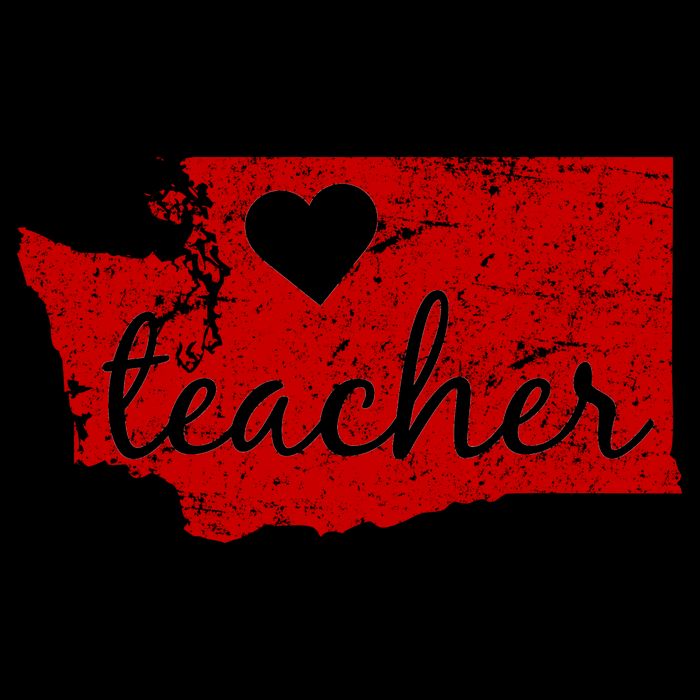 Teacher Red For Ed Washington Public Education Mug