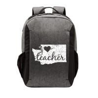 Teacher Red For Ed Washington Public Education Vector Backpack