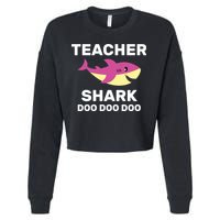 Teacher Shark Cropped Pullover Crew