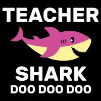 Teacher Shark Cropped Pullover Crew