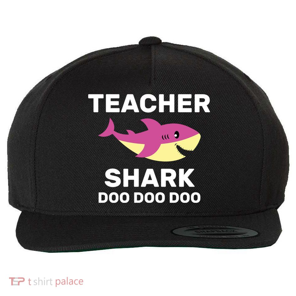 Teacher Shark Wool Snapback Cap