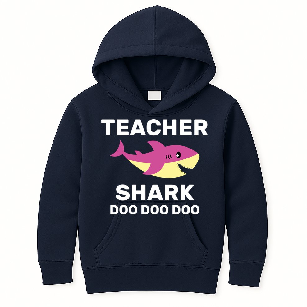 Teacher Shark Kids Hoodie