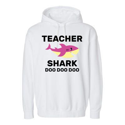 Teacher Shark Garment-Dyed Fleece Hoodie