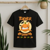 Teacher Shark Doo Boo Boo Pumpkin Halloween T-Shirt