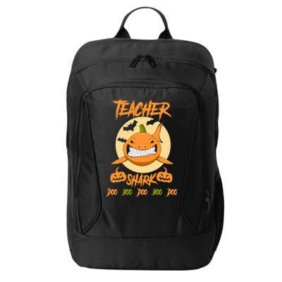 Teacher Shark Doo Boo Boo Pumpkin Halloween City Backpack
