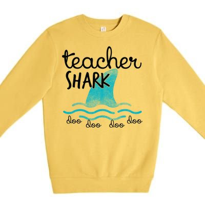 Teacher Shark Doo Doo Doo Premium Crewneck Sweatshirt