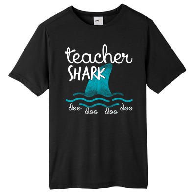 Teacher Shark Doo Doo Doo Tall Fusion ChromaSoft Performance T-Shirt