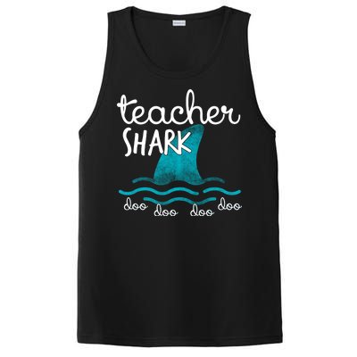 Teacher Shark Doo Doo Doo PosiCharge Competitor Tank