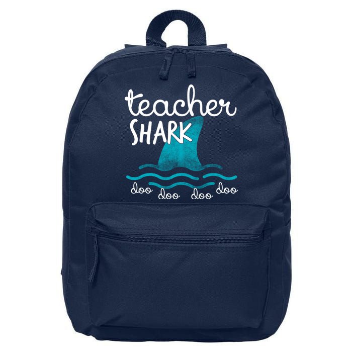 Teacher Shark Doo Doo Doo 16 in Basic Backpack