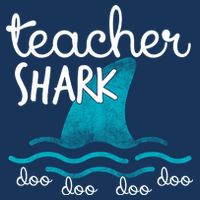 Teacher Shark Doo Doo Doo 16 in Basic Backpack