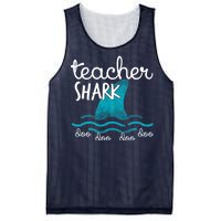 Teacher Shark Doo Doo Doo Mesh Reversible Basketball Jersey Tank