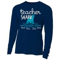 Teacher Shark Doo Doo Doo Cooling Performance Long Sleeve Crew