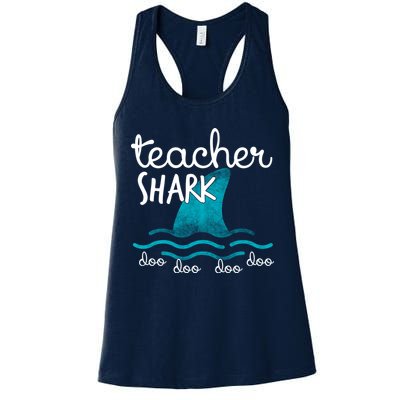 Teacher Shark Doo Doo Doo Womens Tank Top