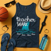 Teacher Shark Doo Doo Doo Tank Top