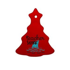 Teacher Shark Doo Doo Doo Ceramic Tree Ornament