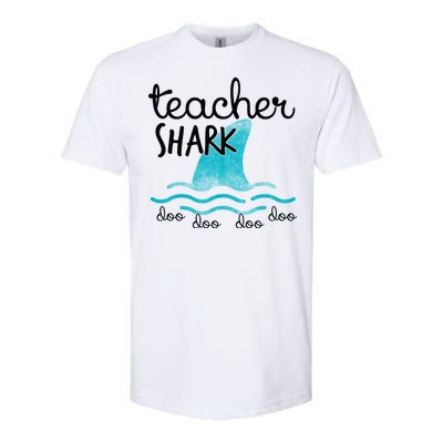 Teacher Shark Doo Doo Doo Softstyle® CVC T-Shirt