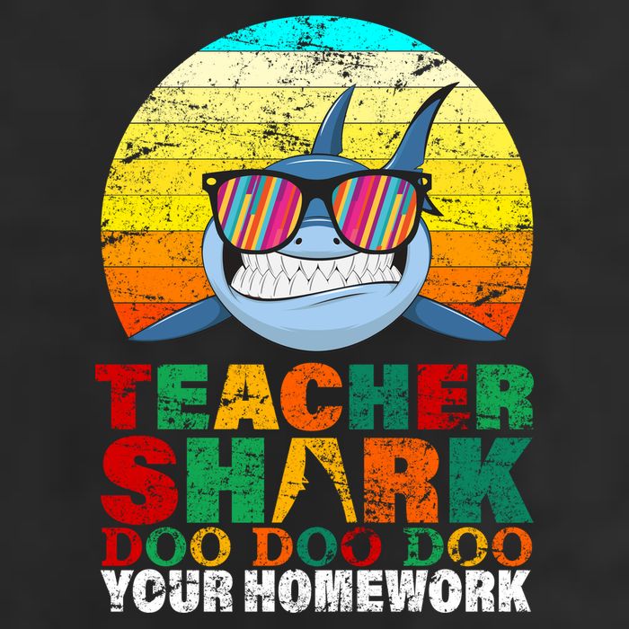 Teacher Shark Doo Doo Doo Your Homework Cool Comfort Performance Bucket Hat