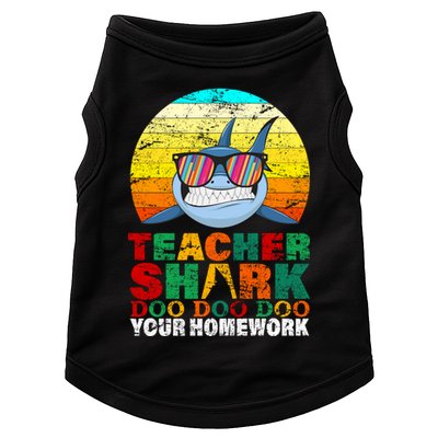Teacher Shark Doo Doo Doo Your Homework Doggie Tank