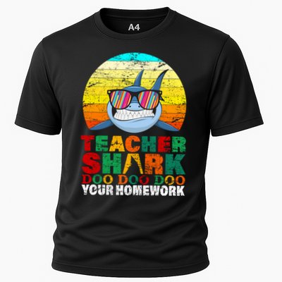 Teacher Shark Doo Doo Doo Your Homework Performance Shirt