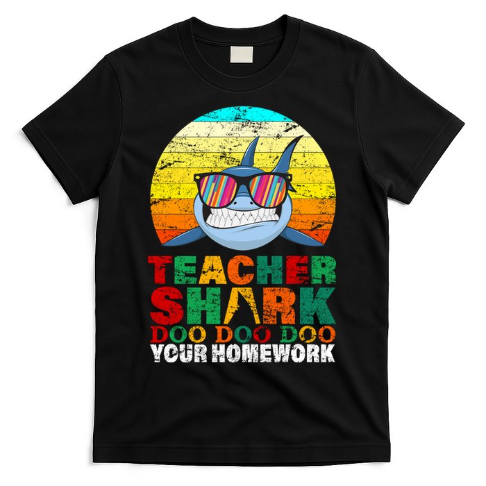 Teacher Shark Doo Doo Doo Your Homework T-Shirt