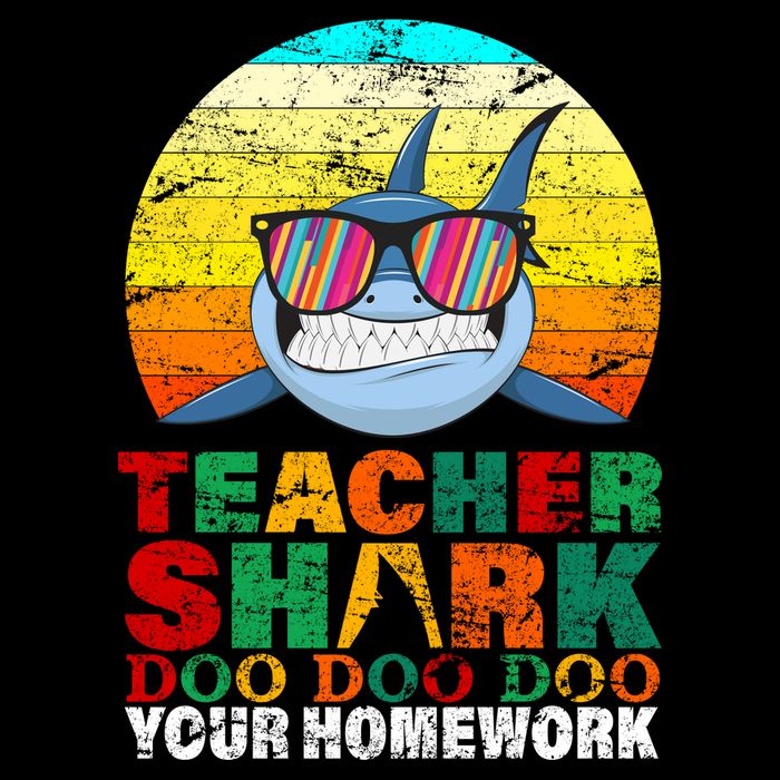 Teacher Shark Doo Doo Doo Your Homework T-Shirt