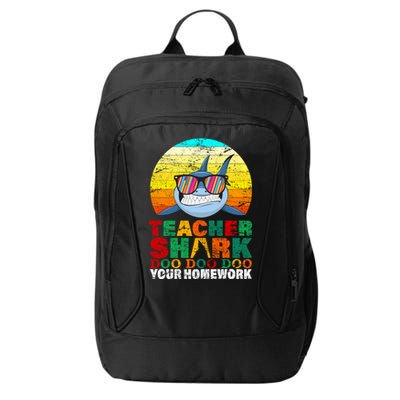 Teacher Shark Doo Doo Doo Your Homework City Backpack