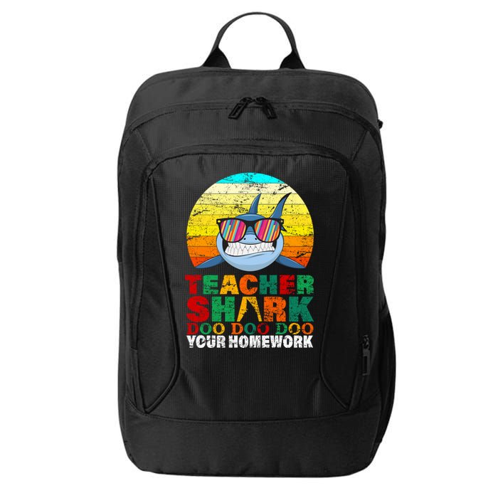 Teacher Shark Doo Doo Doo Your Homework City Backpack