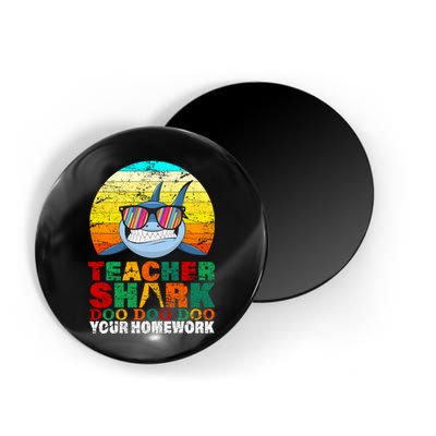 Teacher Shark Doo Doo Doo Your Homework Magnet