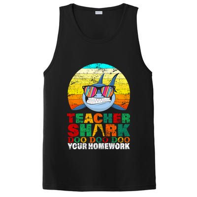 Teacher Shark Doo Doo Doo Your Homework PosiCharge Competitor Tank