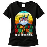 Teacher Shark Doo Doo Doo Your Homework Womens T-Shirt