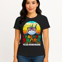 Teacher Shark Doo Doo Doo Your Homework Womens T-Shirt