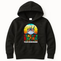 Teacher Shark Doo Doo Doo Your Homework Kids Hoodie