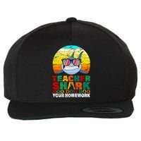 Teacher Shark Doo Doo Doo Your Homework Wool Snapback Cap