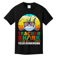 Teacher Shark Doo Doo Doo Your Homework Kids T-Shirt