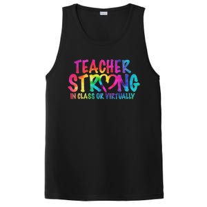 Teacher Strong In Class Or Virtually PosiCharge Competitor Tank