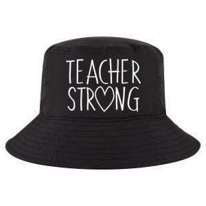 Teacher Strong Support Cool Comfort Performance Bucket Hat