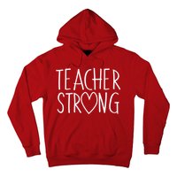 Teacher Strong Support Hoodie