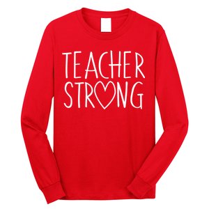 Teacher Strong Support Long Sleeve Shirt