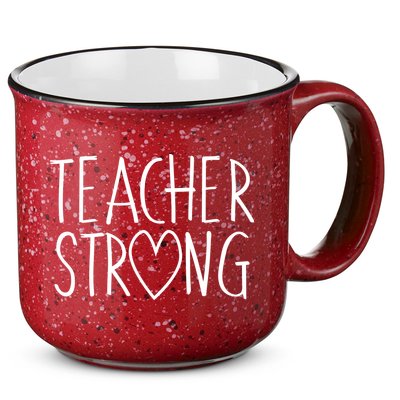 Teacher Strong Support 15oz Campfire Ceramic Mug