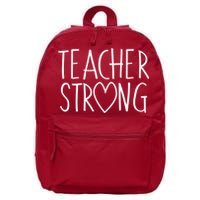 Teacher Strong Support 16 in Basic Backpack