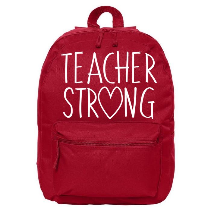 Teacher Strong Support 16 in Basic Backpack