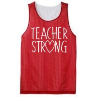 Teacher Strong Support Mesh Reversible Basketball Jersey Tank