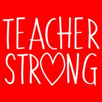 Teacher Strong Support Toddler Hoodie