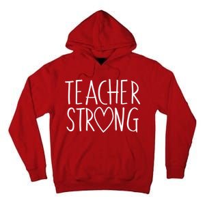 Teacher Strong Support Tall Hoodie