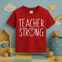 Teacher Strong Support Toddler T-Shirt
