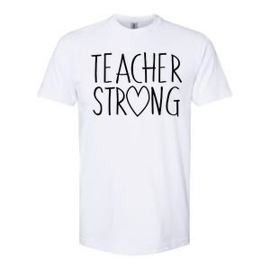 Teacher Strong Support Softstyle CVC T-Shirt