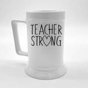 Teacher Strong Support Beer Stein