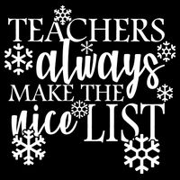 Teachers Always Make The Nice List Wool Snapback Cap